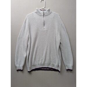 Vineyard Vines Americana Quarter‎ Zip Sweater XL Cotton USA Flag Granpacore